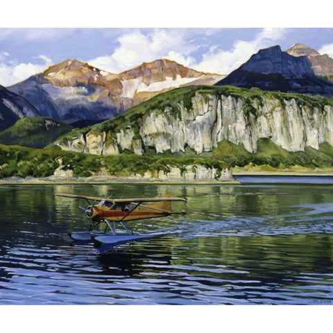 Being There White Modern Wood Framed Art Print by Chapman, Julie T.