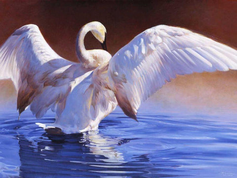 Boudoir White Modern Wood Framed Art Print with Double Matting by Chapman, Julie T.