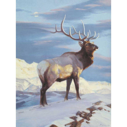 Royal Morning Gold Ornate Wood Framed Art Print with Double Matting by Chapman, Julie T.