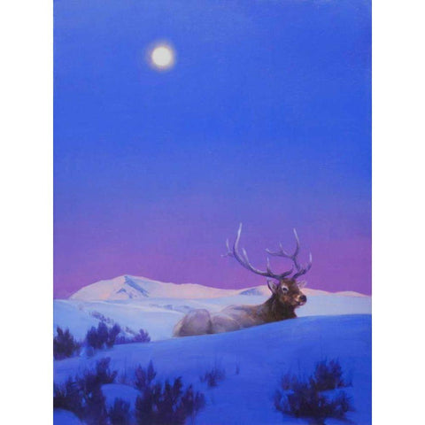 The Gift White Modern Wood Framed Art Print by Chapman, Julie T.