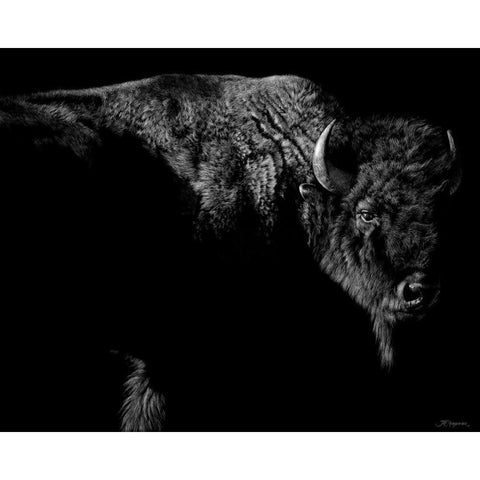 Enduring White Modern Wood Framed Art Print by Chapman, Julie T.