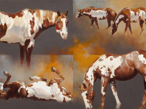 Coats of Paint White Modern Wood Framed Art Print with Double Matting by Chapman, Julie T.