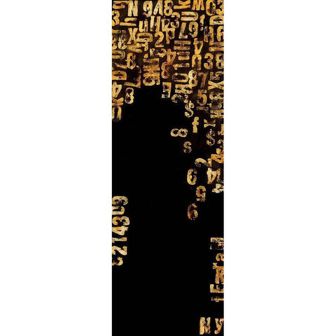 Stock II Black Modern Wood Framed Art Print with Double Matting by Ashley, Erin