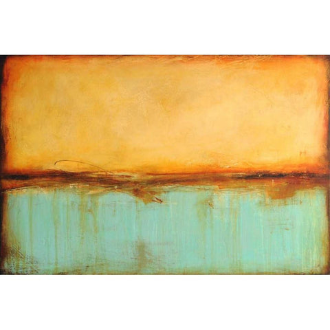 Serenity Black Modern Wood Framed Art Print by Ashley, Erin