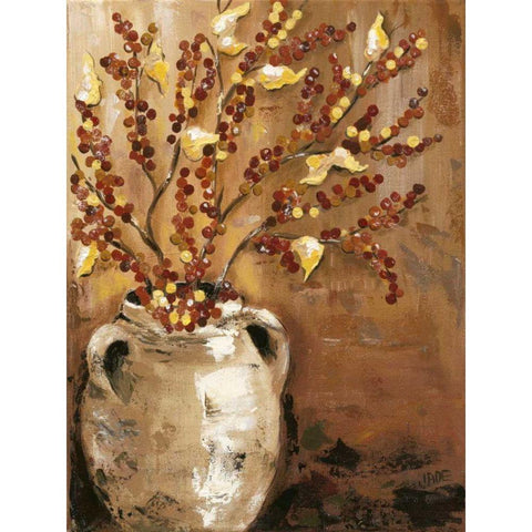Branches in Vase I Black Modern Wood Framed Art Print by Reynolds, Jade