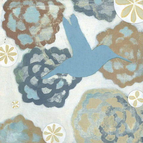 Hover I Black Modern Wood Framed Art Print with Double Matting by Fuchs, Jodi