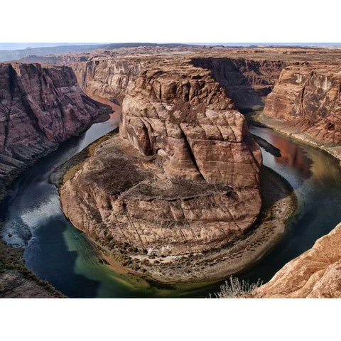 Horseshoe Bend Black Modern Wood Framed Art Print by Chester, Colby