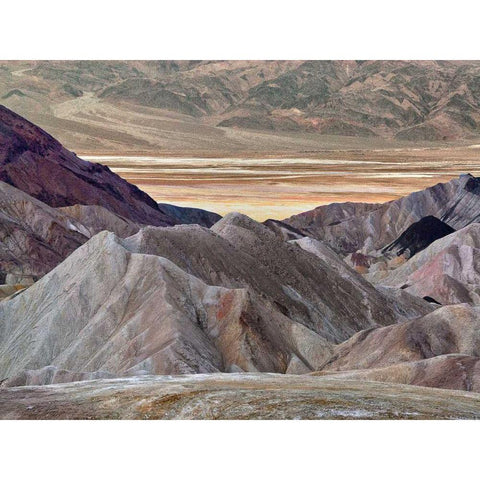 Zabriskie Pt. Black Modern Wood Framed Art Print by Chester, Colby