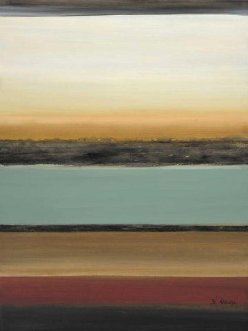 Arabian Night I Black Ornate Wood Framed Art Print with Double Matting by Green-Aldridge, W.