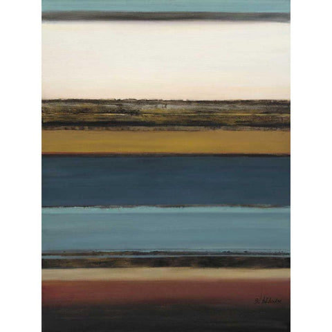 Arabian Night II White Modern Wood Framed Art Print by Green-Aldridge, W.