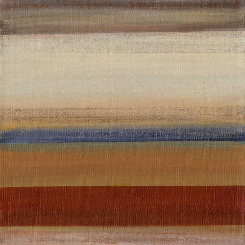 Soft Sand I Black Modern Wood Framed Art Print with Double Matting by Green-Aldridge, W.