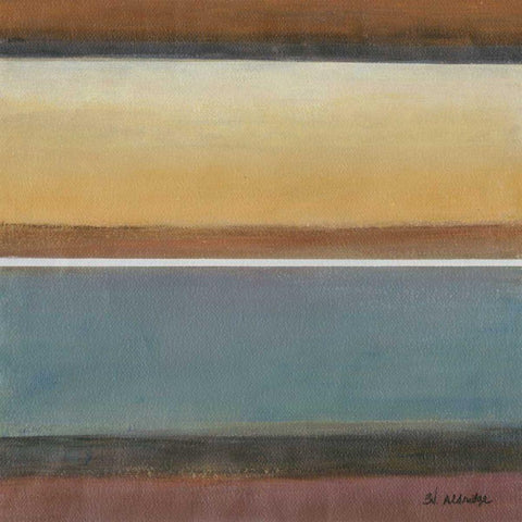 Soft Sand III Gold Ornate Wood Framed Art Print with Double Matting by Green-Aldridge, W.