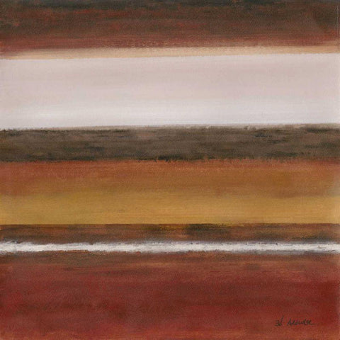 Soft Sand IV Black Modern Wood Framed Art Print with Double Matting by Green-Aldridge, W.