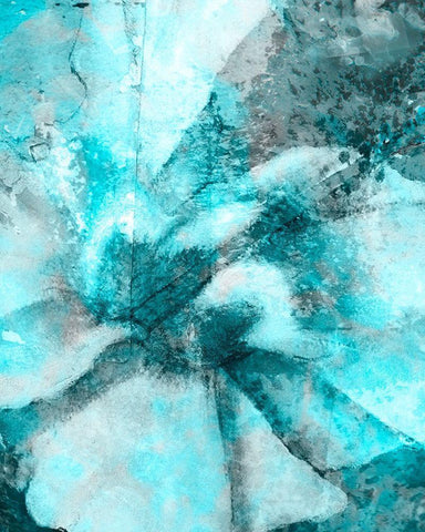 Immersed I White Modern Wood Framed Art Print with Double Matting by Ilosky, Pam