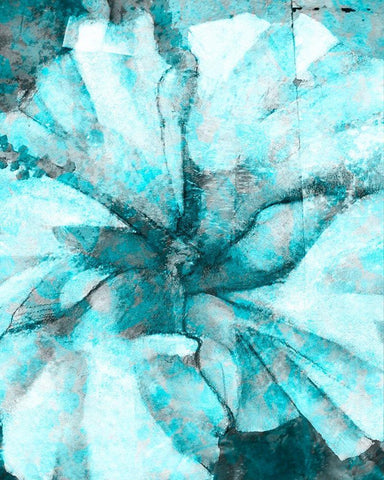 Immersed II White Modern Wood Framed Art Print with Double Matting by Ilosky, Pam