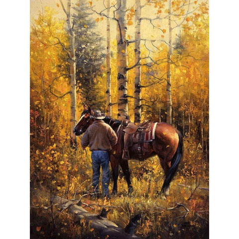 Sangre de Cristo Gold Black Modern Wood Framed Art Print with Double Matting by Sorenson, Jack