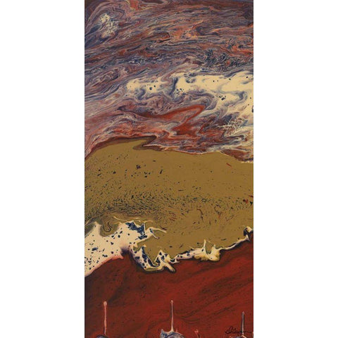 Buttons I Gold Ornate Wood Framed Art Print with Double Matting by Roll, Dlynn