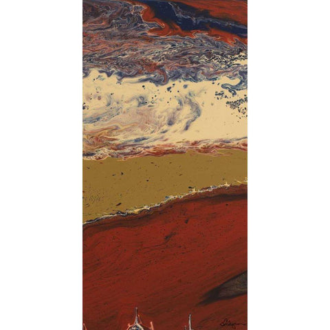 Buttons II Black Modern Wood Framed Art Print with Double Matting by Roll, Dlynn