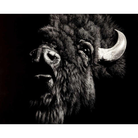 Enduring #4 Black Modern Wood Framed Art Print with Double Matting by Chapman, Julie T.