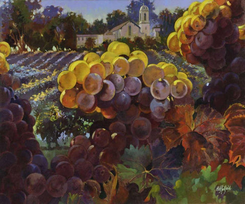 Fall Preview Black Ornate Wood Framed Art Print with Double Matting by Hadfield, Clif