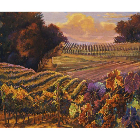 Fall Promise Black Modern Wood Framed Art Print by Hadfield, Clif