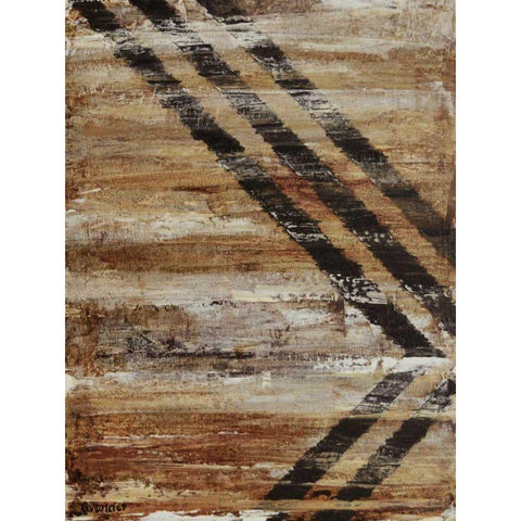 Traction II Black Modern Wood Framed Art Print by Avondet, Natalie