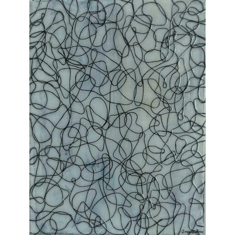 Tales of a Tailor II Black Modern Wood Framed Art Print by Avondet, Natalie