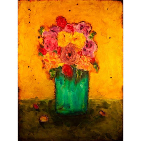 Good Morning Sunshine Black Modern Wood Framed Art Print by Quin, Marabeth