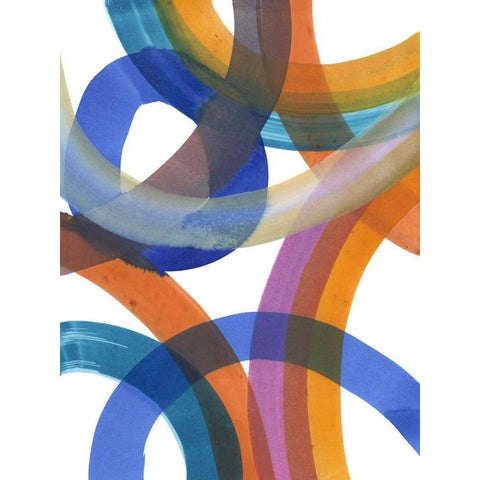 Over Pass I White Modern Wood Framed Art Print by Fuchs, Jodi