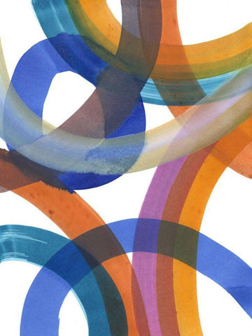 Over Pass I Black Ornate Wood Framed Art Print with Double Matting by Fuchs, Jodi