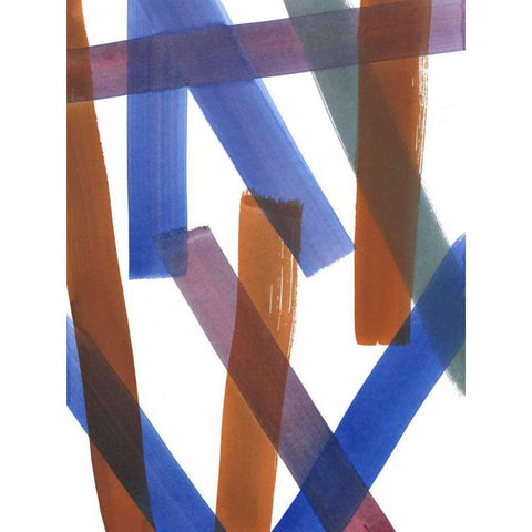 Over Pass III White Modern Wood Framed Art Print by Fuchs, Jodi