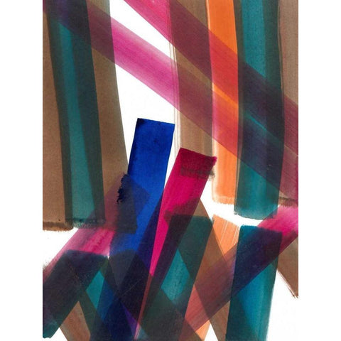 Over Pass IV Black Modern Wood Framed Art Print with Double Matting by Fuchs, Jodi