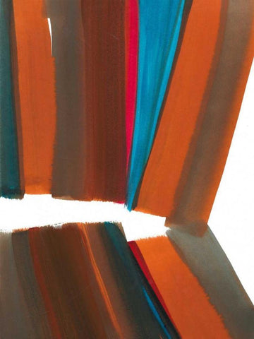 Over Pass V White Modern Wood Framed Art Print with Double Matting by Fuchs, Jodi