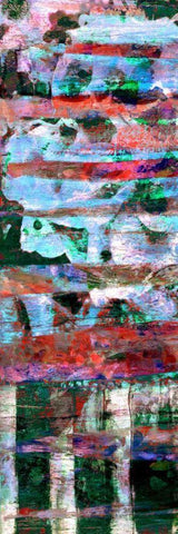 Textured Lines I Black Ornate Wood Framed Art Print with Double Matting by Harrington, Danielle