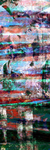 Textures Lines II White Modern Wood Framed Art Print with Double Matting by Harrington, Danielle