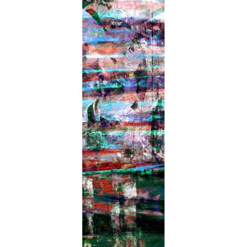 Textures Lines II White Modern Wood Framed Art Print by Harrington, Danielle