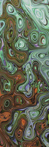 Creation I White Modern Wood Framed Art Print with Double Matting by Harrington, Danielle