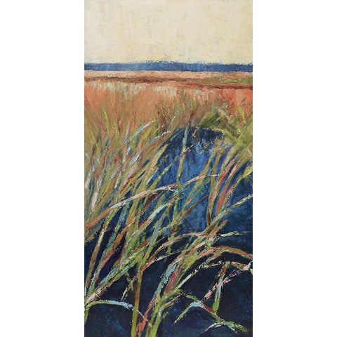 Pastel Wetlands I White Modern Wood Framed Art Print by Wilkins, Suzanne