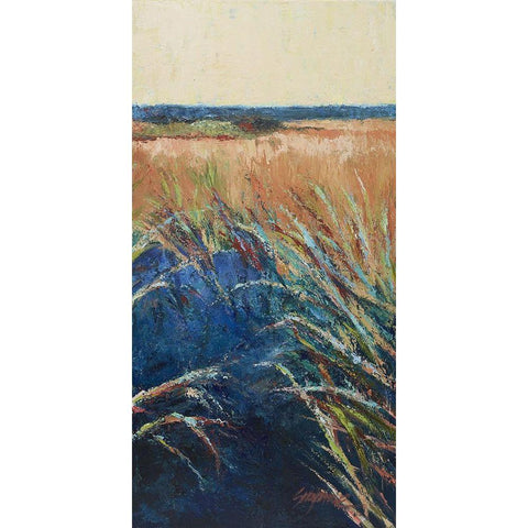 Pastel Wetlands II White Modern Wood Framed Art Print by Wilkins, Suzanne