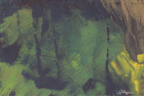 Dream Swing White Modern Wood Framed Art Print with Double Matting by Roll, Dlynn