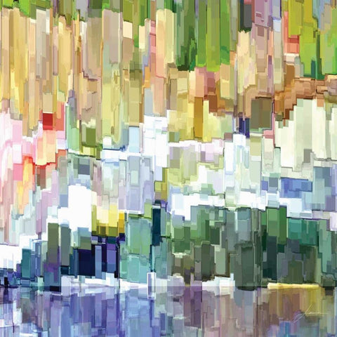 Glacier Bay III Gold Ornate Wood Framed Art Print with Double Matting by Burghardt, James