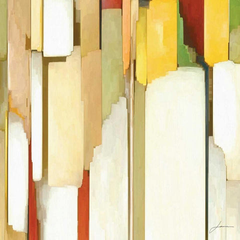 Monument II Black Modern Wood Framed Art Print with Double Matting by Burghardt, James