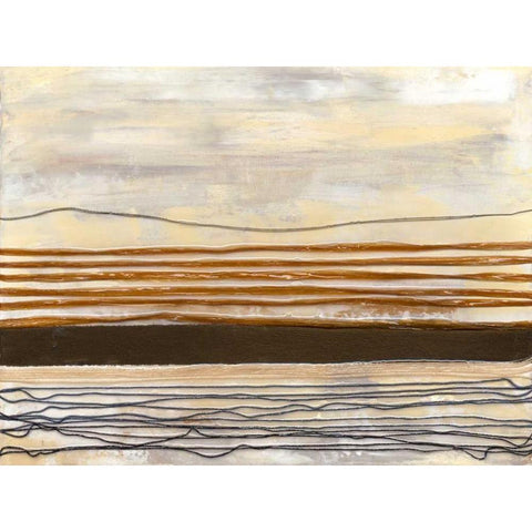 Powder Springs III White Modern Wood Framed Art Print by Avondet, Natalie