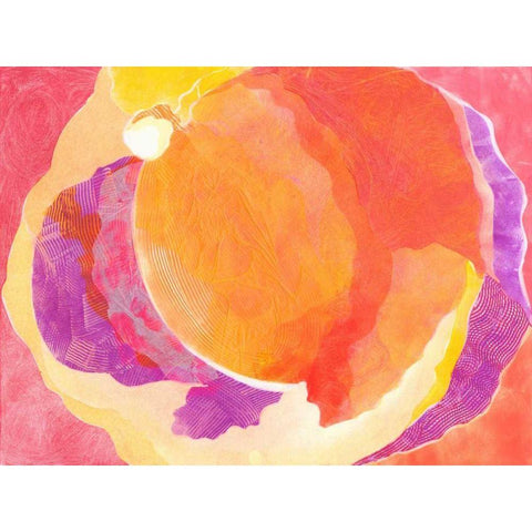 Cabbage Rose V Black Modern Wood Framed Art Print by Roth, Carolyn