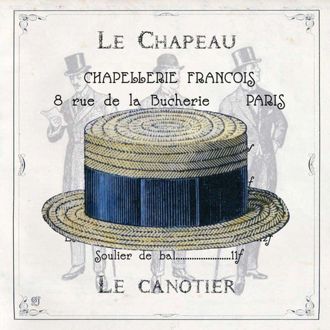 Haute Couture VI Black Ornate Wood Framed Art Print with Double Matting by Joyner, Ginny