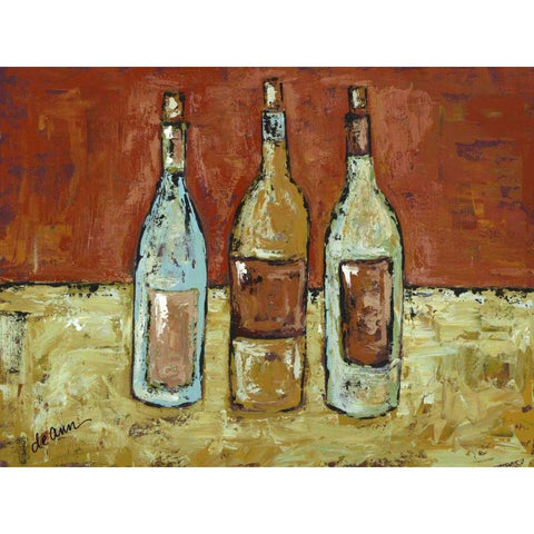 In Vino Veritas II White Modern Wood Framed Art Print by Hebert, Deann