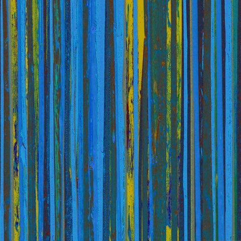 Royal Stripes I Black Modern Wood Framed Art Print with Double Matting by Mountain, Ricki