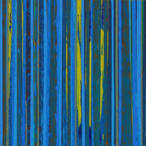 Royal Stripes II Black Modern Wood Framed Art Print by Mountain, Ricki