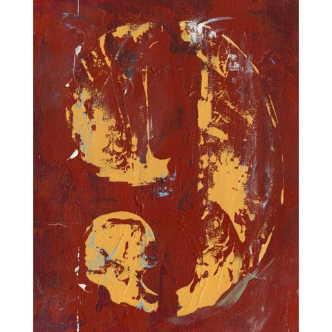 Vintage Numbers IX White Modern Wood Framed Art Print by Harper, Ethan