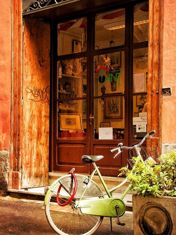 Venice Snapshots I White Modern Wood Framed Art Print with Double Matting by Head, Danny